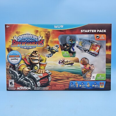Skylanders SuperChargers Donkey Kong Starter Pack (Nintendo Wii U, 2015) SEALED
