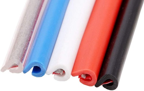 10M U-Shape Car Door Rubber Protector Strip Seal Edge Guard Trim Red
