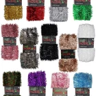 Christmas Tree 50ft x 3cm Tinsel GREAT VALUE - Choose Colour