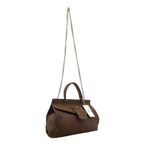 Vintage 90s 00s ETIENNE AIGNER Large Woven Leather Satchel Bag Handbag Doctor - Picture 16 of 24