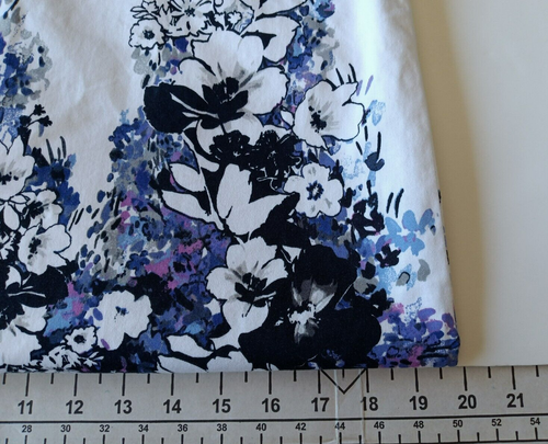 White House Black Market WHBM Floral Print Roses Career Pencil Skirt Size 6 - Picture 9 of 10