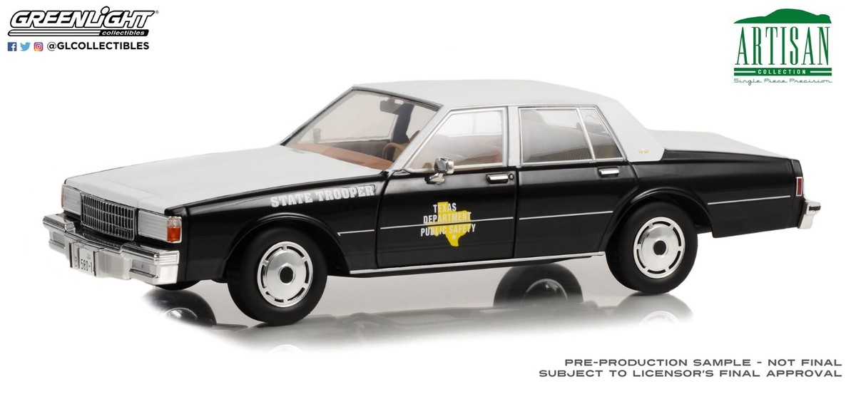 ModelCarGroup 1:18 Chevrolet Caprice NYPD Año De Construcción 1987 Azul Blanco Modelcar Group Mcg18360
