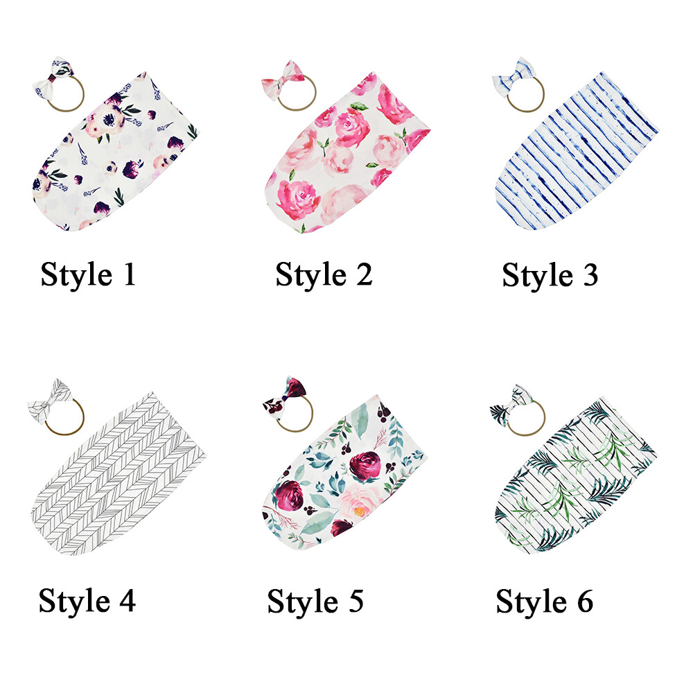 & Toddlers Baby Sleeping Blanket Swaddle Wrap Infant Headband Baby