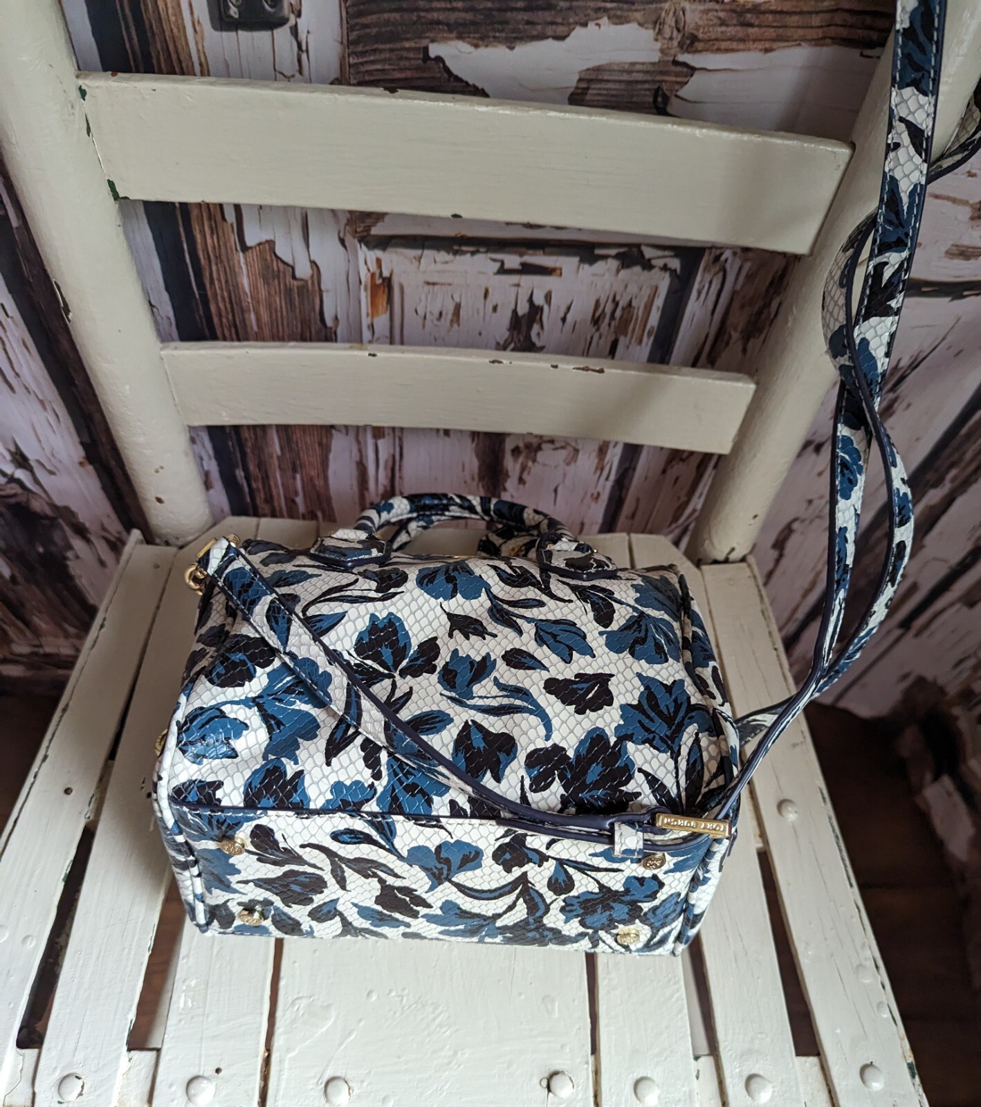 Tory Burch Python Handbag - image 12