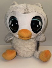 2018 FAO Schwarz Hoots The Interactive Owl Plush Toy w Leaf Works 14" EUC