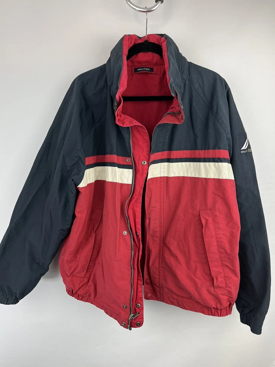 Nautica jacket red white blue Clearance