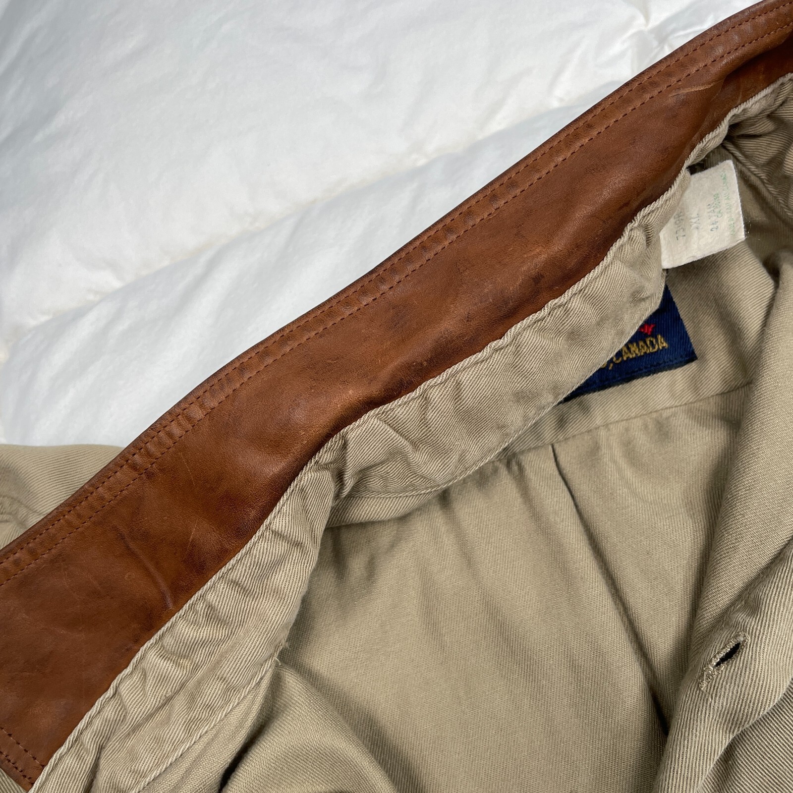 Vtg Looking Forward The Force Tan Button Down Shi… - image 9