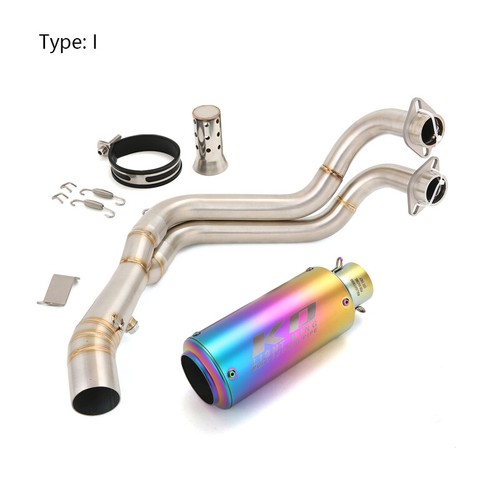 For Yamaha R7 2021-2025 MT07 FZ07 TRACER 7 Exhaust Header Pipe Muffler DB Killer - Picture 10 of 20
