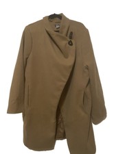 Women’s Plus Size Winter Coat Size 20 Tan Color Buckle Hardware