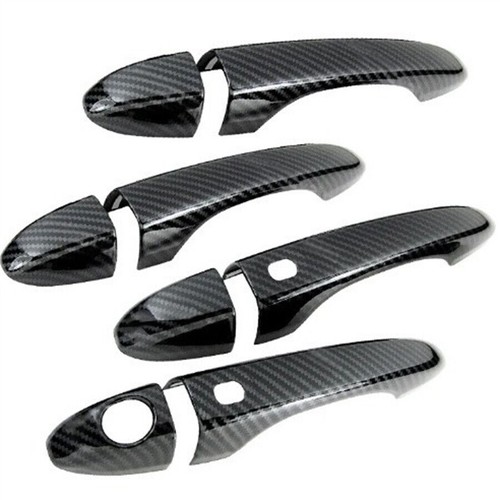 For 2013-2016 Dodge Dart Sedan Carbon Fiber Side Smart Door Handle Covers Trims - Bild 1 von 3