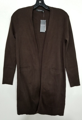 Lauren Ralph Lauren Petite Cotton Blend Cardigan Sz PM(M