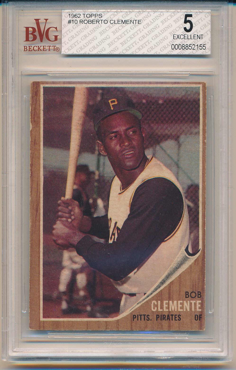 1962 Topps Bob Clemente (HOF) (#10) BVG5 BVG (No Offers)