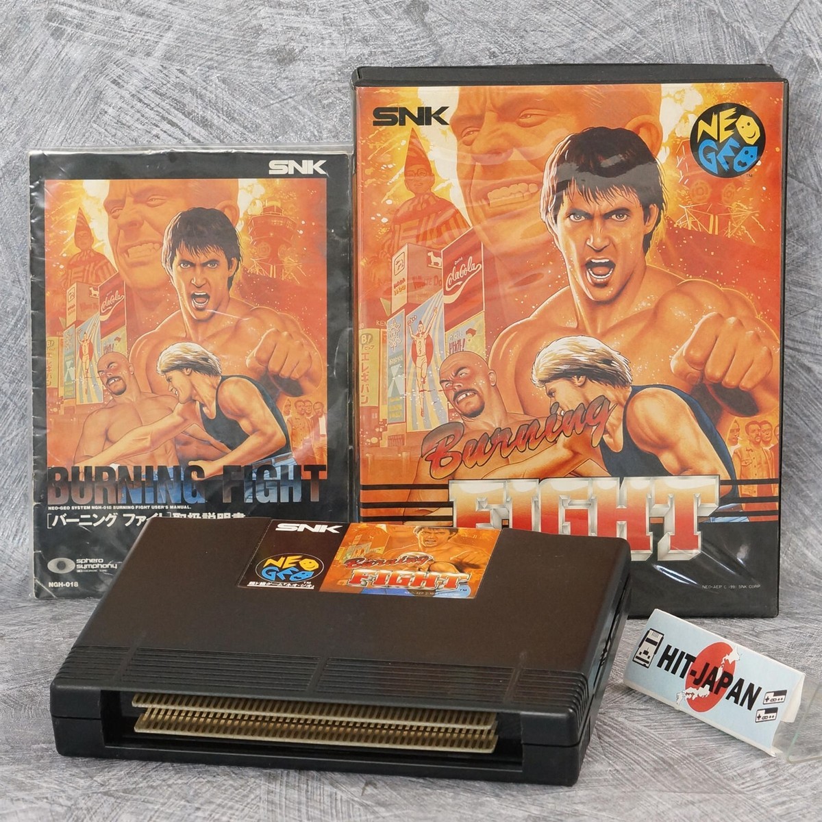 BURNING FIGHT NEO GEO AES FREE SHIPPING SNK JAPAN Ref 2701 | eBay