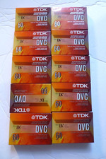 NEW 10 PC TDK DVM60ME Superior MiniDV 60min Digital Video Cassettes DVC DVC60