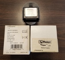 PANDUIT HEAT SHRINK WIRE MARKERS  H100X034F16 "New Old Stock"