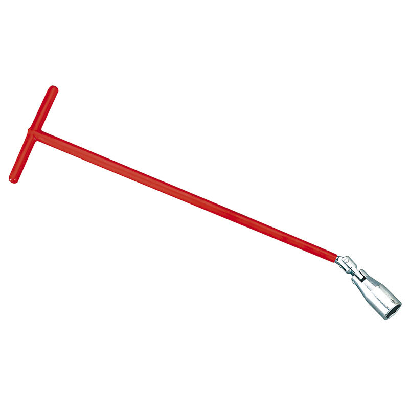 CHIAVE A T PER CANDELA 21mm CON SNODO 450mm BRIXO