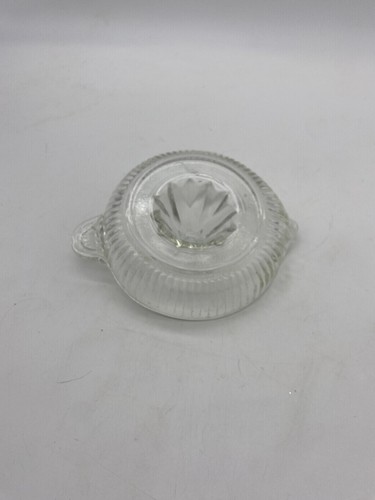 Vintage Glass Juicer Orange Juice Reamer Depression Glass Handle Spout 8” Long - Picture 4 of 7
