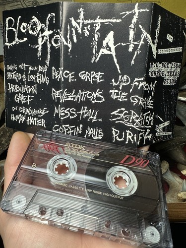 BLOODFOUNTAIN SICK AND DEPRAVED DEMO EXPERIMENTAL DEATH METAL CASSETTE TEXAS - Imagen 3 de 7