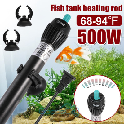 500W Aquarium Heater Anti-Explosion Electronic Thermostat Heating Fish Tank