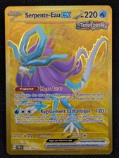 Carte Pokemon SERPENTE EAU EX Français - FA Gold EV5 TEF FR - 215/162 - Neuf