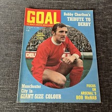 Goal Magazine - 15 Feb 1969 Manchester City Peter Thompson Tommy Lawrence