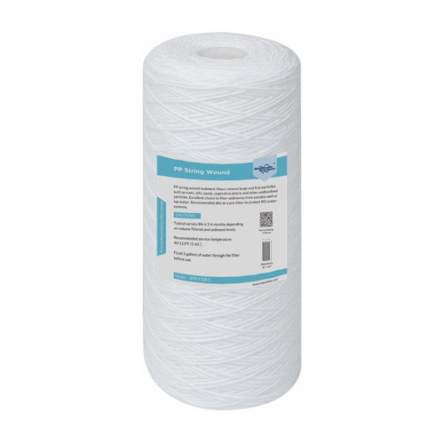 20 Pack 1 Micron 10" x 4.5" String Wound Sediment Water Filter Fit for Big Blue - Picture 12 of 18
