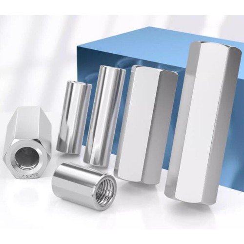 1PCS M11*20*Φ17 Metric Long Rod 304 Stainless Steel Hex Coupling Nut Connecto - Foto 2 di 6