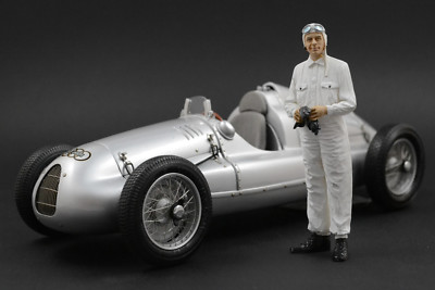 Figurine Bernd Rosemeyer 1:18 Bleue Pour Auto Union TYP D CMC - Collectionneur