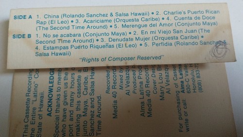 BATTLE OF THE LATIN BANDS '88 CASVEL RECORDS - ALMA LATINA PRODUCTIONS HAWAII. - Picture 6 of 7