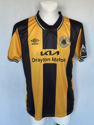 Boston United umbro football shirt jersey size L
