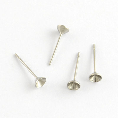 Wholesale Stainless Steel Ear Stud Components with Ear Nuts Bar Findings 15x3mm Wholesale Stainless Steel Ear Stud Components with Ear Nuts Bar Findings 15x3mm