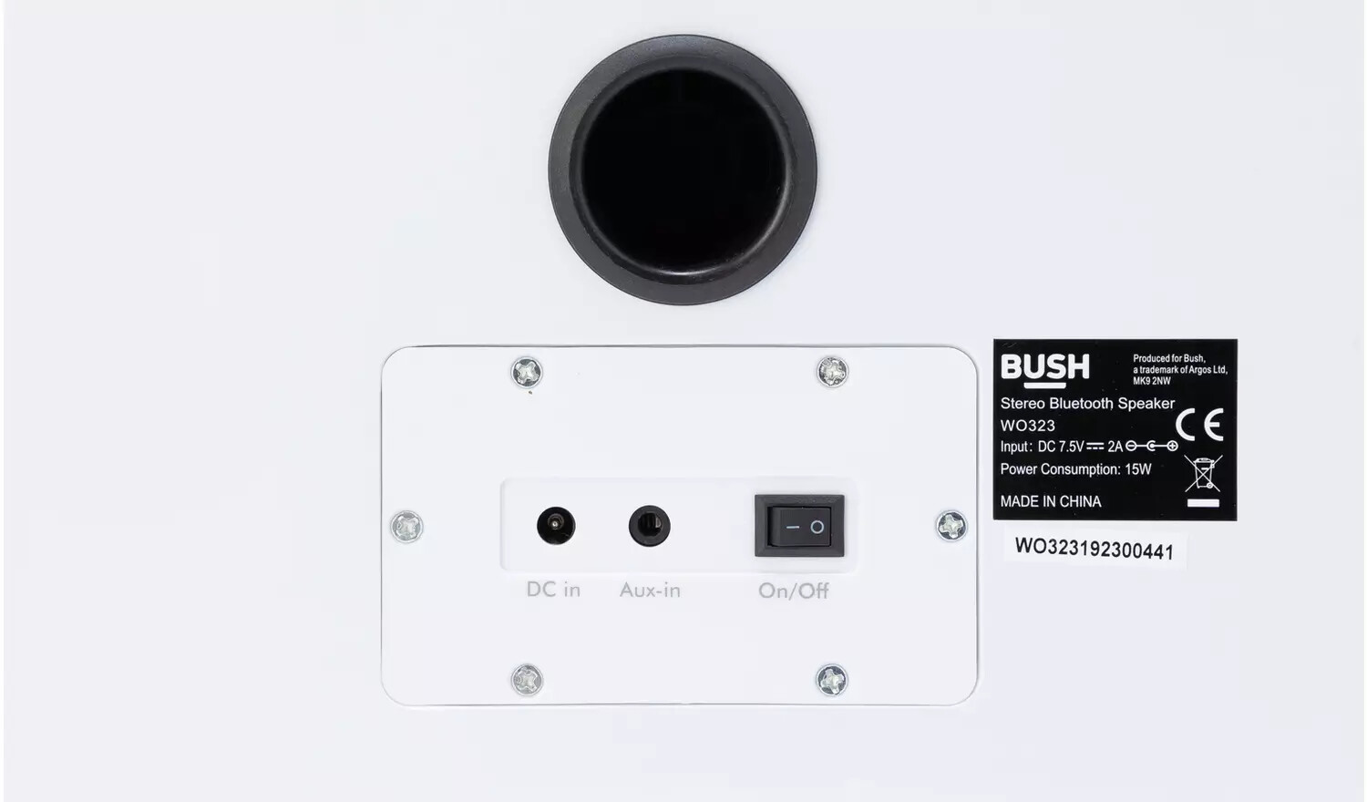 Bush Mini Mains powered Bluetooth Speaker White eBay
