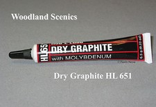 Woodland Scenics Dry Graphite HL 651 with molybdenum - wood metal plastic rubber