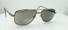 Vintage Wolverine WS04 Bronze Pilot Metal Sunglasses Korea FRAMES ONLY