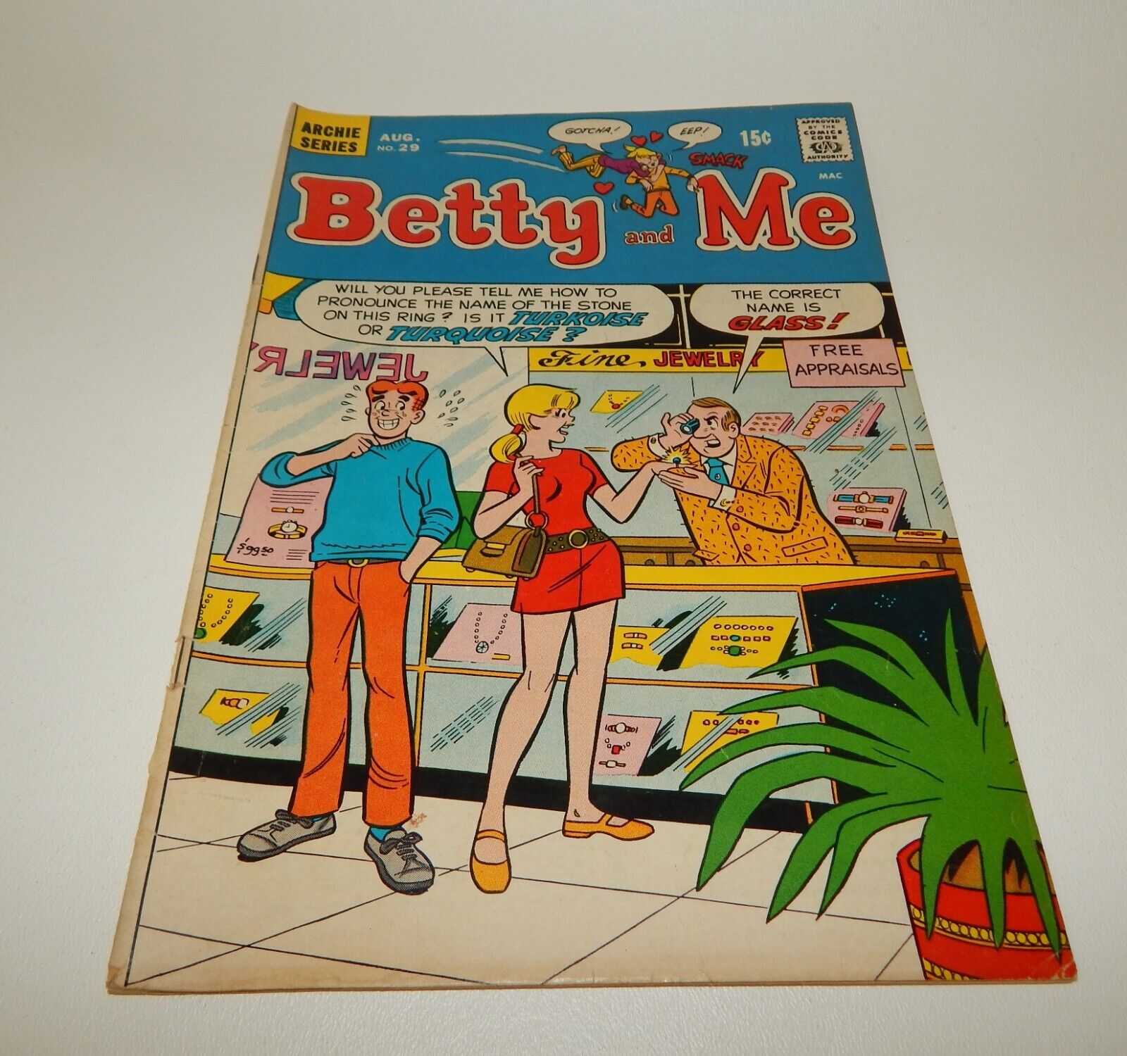 Archie Series Comic #29 - Betty and Me - Turquoise Ring