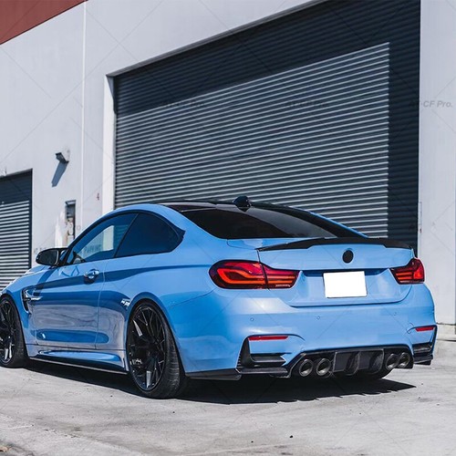 Rear Bumper Diffuser Lip For BMW F80 M3 F82 F83 M4 15-20 PSM Carbon Fiber Style - Picture 2 of 11