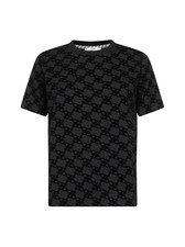 NWT Fendi Karligraphy Flocked Logo T-Shirt Velvet Monogram Mens XL