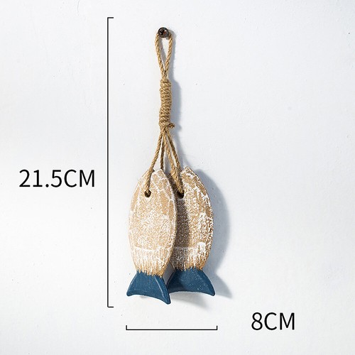 Colgante náutico de madera para peces adornos colgantes de pared arte del hogar eBay