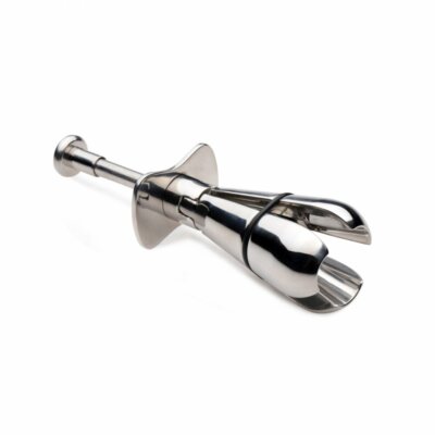 Stainless Steel Locking Anal Plug by Master Series