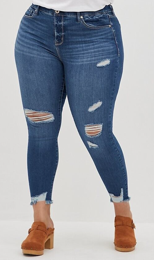 Torrid Premium Stretch Sky High Skinny High Rise Jean 38.5