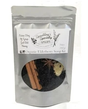 Organic Elderberry Syrup Kit 18-20oz Frontier Coop Organic Dried Elderberries