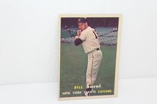 1957 TOPPS  BILL SARNI  BASEBALL  CARD #86