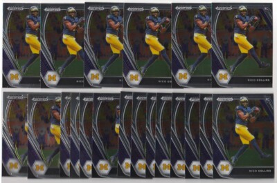 x20 Nico Collins 2021 Prizm Draft #114 Rookie Card RC lot/set Houston Texans Hot