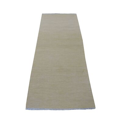 2'6''x6'7'' Yellow Shades Flat Weave Kilim Pure Wool Hand Woven Runner Rug R53851