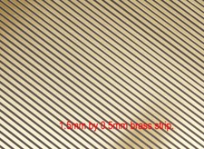 8 pieces of 1.5mm wide brass modellers strip. 180mm lengths. 0.5mm thick.