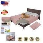 86x82in Non-Slip Couch Cover - Waterproof Pet Blanket in Soft Pink