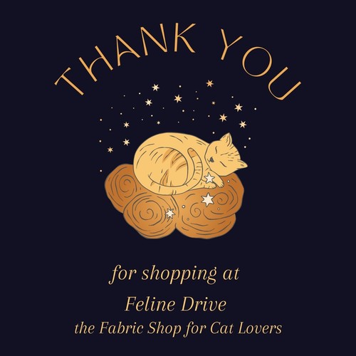 Feline Drive Fabric SPRING FLING Blossom Cat Panel - Sold by the Panel - Foto 7 di 7