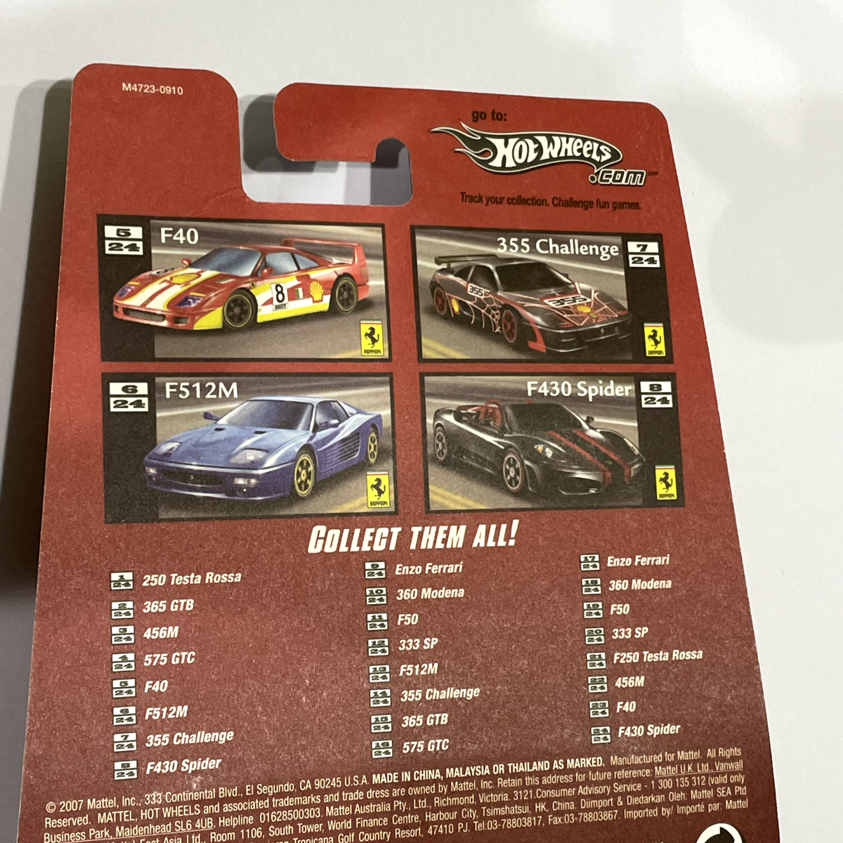Hot Wheels Ferrari Racer F430 SPIDER Black Excellent Unopened | eBay