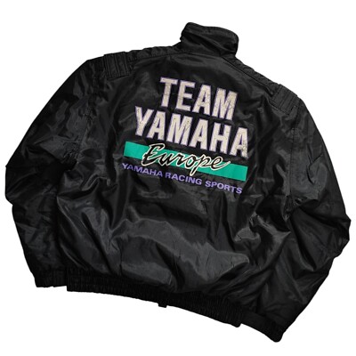 Vintage 90s Team Yamaha Europe Racing Team Jacket | eBay