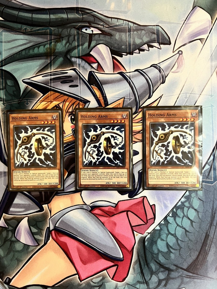 holding arms yugioh card Legs - LED7-EN011 - Common Near Mint? Holding Arms - LED7-EN010 -